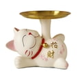 thumbnail image 2 of Bandeja de almacenamiento de estatuil de gato de de resina de escritorio de pa lves teléfono moneda Mintiendo Zulema titular de la llave de la estatua, 2 of 8