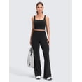 thumbnail image 3 of CRZ YOGA Softretch No Front Seam Flare Leggings 33" High Waist Womens Yoga Pants Buttery Soft Comfy, 3 of 6