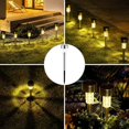 thumbnail image 2 of POINTERTECK Solar Garden Lights 1Pack Solar Lights Outdoor - Waterproof  Stainless Steel Outdoor Solar Lights  LED Solar Powered Landscape Lighting for Yard Patio Walkway Landscape In-Gro, 2 of 5