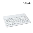 thumbnail image 1 of Teclado Bluetooth Mini Teclado Universal Inalámbrico Recargable para Tableta para Teléfono PC, Tipo 1, Blanco, 7.9 pulgadas Vogacara EL001049-07B, 1 of 2