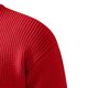 thumbnail image 3 of Ceisia Warm Stretchy Men's Slim Fit Stand-Collar Zip-Up Ribbed Knit Cardigan Gift, 3 of 5