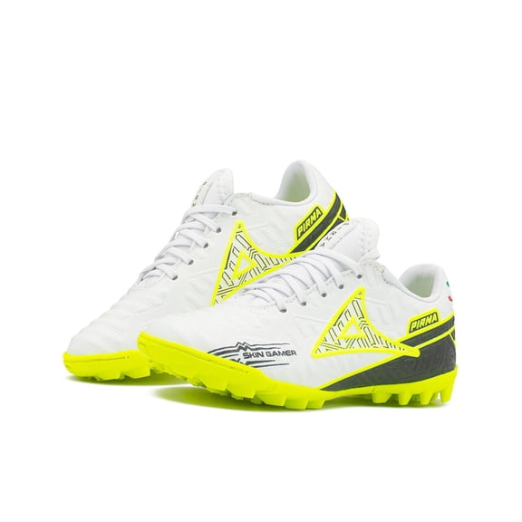 Tenis Niño Pirma® Turf Fútbol Rápido Multi Taco 15-21.5 blanco 15