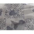 thumbnail image 4 of oneOone Georgette Viscose Gray Fabric Leopard Skin & Texture Watercolor Craft Projects Decor Fabric Printed By The Yard 42 Inch Wide, 4 of 4