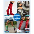 thumbnail image 6 of 3 Pairs Medical Sport Compression Socks - 15-20mmhg Graduated Knee-High Support for Men & Women, Ideal for Soccer, Running, and Nurses, 6 of 7