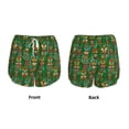 thumbnail image 3 of Salouo Mask And Palm Leaves Print Women's 2 in 1 Running Shorts Double-Layer Shorts Athletic Workout Gym Yoga Shorts Running Shorts for Women-Large, 3 of 7