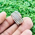 SS DESIGNS Adjustable Silver Ring, Multi-Strand Spiral Wire Wrap Open ...
