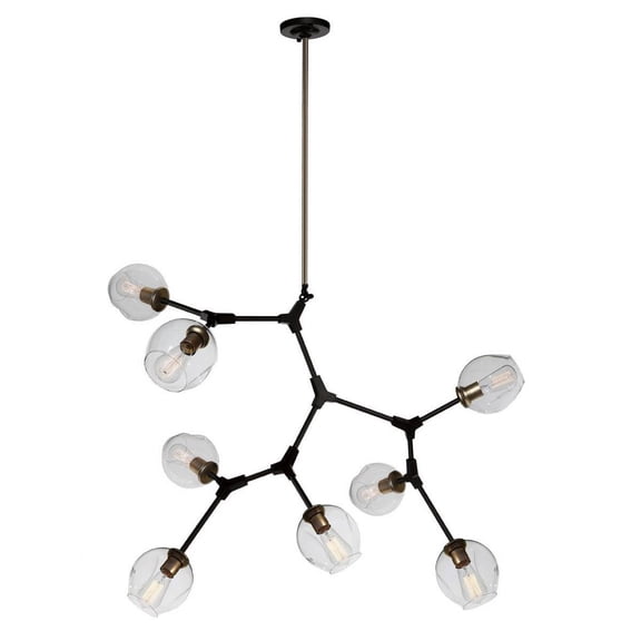 JA14028VB Artcraft Lighting Organic - 8 Light Chandelier-Vintage Brass Finish