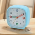 thumbnail image 6 of Unique Bargains Mechanical Alarm Clock Blue 4.1"L x 1.8"W x 4.1"H, 6 of 7