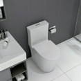 thumbnail image 5 of Bidet Toilet Small Compact One Piece Toilet Dual Flush,23 inch Short Depth for Tiny Bathroom,White,Elongated Toilet, 5 of 9