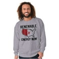 thumbnail image 5 of USA Renewable Energy Climate Change Sweatshirt for Men or Women Brisco Brands L, 5 of 6