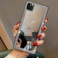 thumbnail image 7 of for iPhone 12 Pro Max Mirror Case Bling, Acrylic Black Edge Mirror Phone Case for Outdoor Makeup Cute Cool Luxurious Phone Cases for Women and Girls(Bling Diamond Mirror), 7 of 7