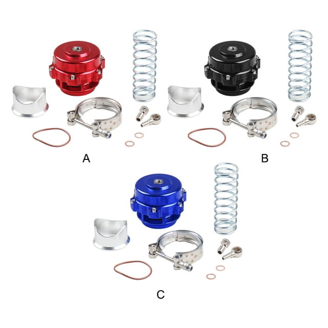 maskred Temps de Réponse des Turbos avec Soupape de Décharge à Diaphragme et Course Courte Facile Rouge