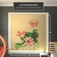 thumbnail image 3 of Red Lantern Bamboo Window Shade Blind - Lotus Blossom 72" W, 3 of 7
