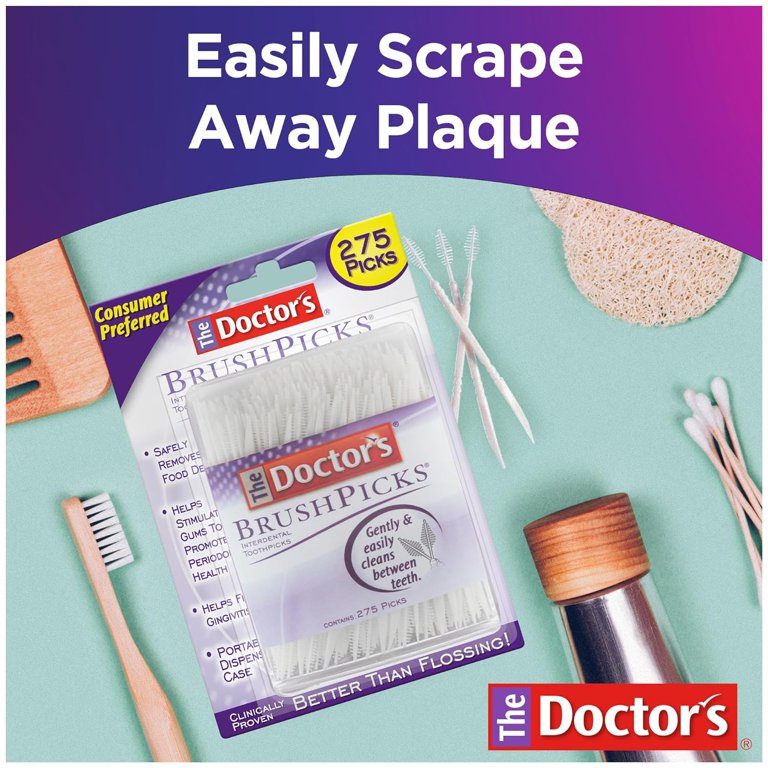 DOIT FANS リスパ 特典 8枚 コンプ セット The Doctor's BrushPicks Interdental Toothpicks, 275 Picks