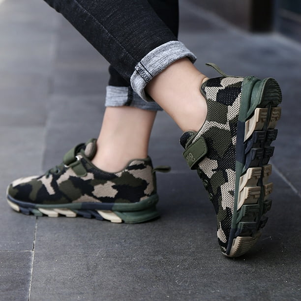 jovati Baby Boy Shoes Fashion Boy Big Boy Camouflage Mesh Breathable Comfortable Casual Sneakers Shoes