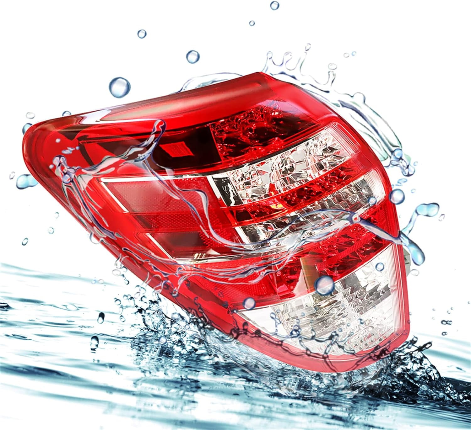 LABLT Driver Side Tail Light Replacement for 2009-2012 Toyota RAV4 Rear Tail Light Brake Lamp Assembly Halogen LH Left Side 815600R010 TO2800181