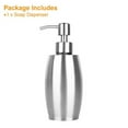 thumbnail image 4 of Distributeur de Savon en Acier Inoxydable pour Lotion Détergent Shampooing Pompe pour la Maison, 4 of 7