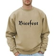 thumbnail image 4 of Men's Fall Winter Fashion Pullover Sweatshirt Hop Crew Neck Oversized Top Garment Pullover Shirts Lightweigt Sweat Shirt Pullover Sweater, 4 of 4