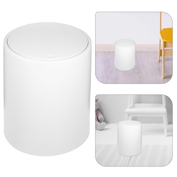PAMINGONO Basurero Con De Presión En Plástico Para Espacios Compactos Interiores