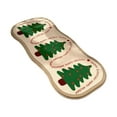 thumbnail image 2 of Cute Christmas Tree Rug, 15.7x47.2in Christmas Throw Rugs for Bathroom Green Red Extra Long Bath Mat Washable, Festive Seasonal Kitchen Indoor Entryway Runner Rugs Bedroom Accent Floor Rug, 2 of 6