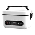thumbnail image 1 of Fiambrera eléctrica inalámbrica de 1,2 l con calefacción para camping y pícnic al aire libre. Blanco, 1 of 9
