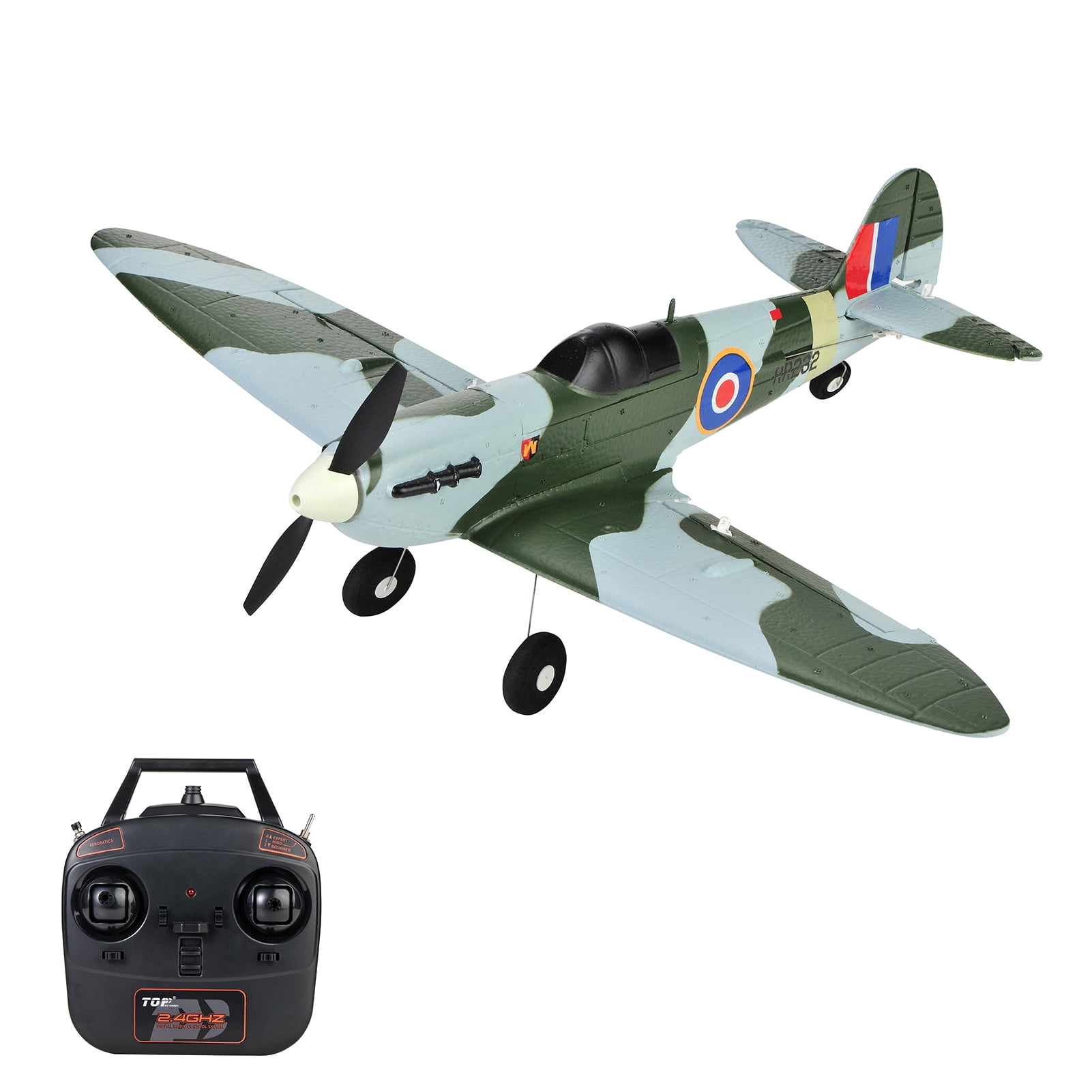 RC Airplane 2.4GHz RC Plane 6 Gyro Gliding Aircraft Flight Toys for