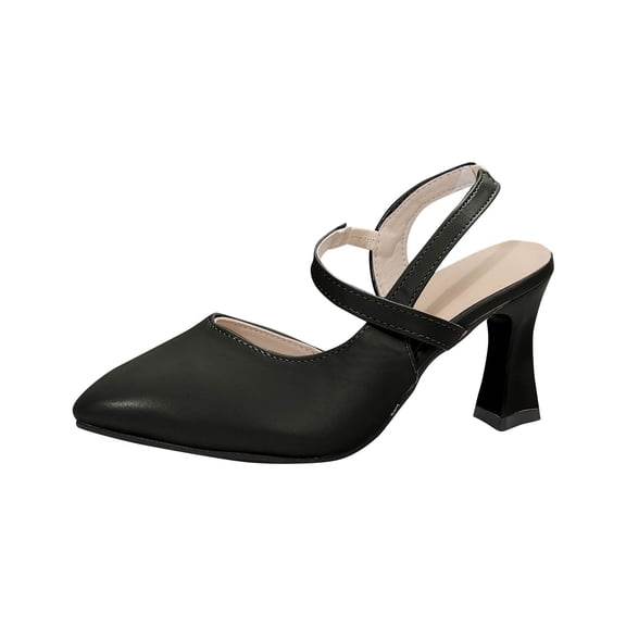 Xfvqtps Women High Heeled Shoes Peep Toe Middle Heeled Hollowing Out Suede Rear Ankle Zipper Shoes Fashion Plus Size Peep Toe Flash Drill Roman Sandals