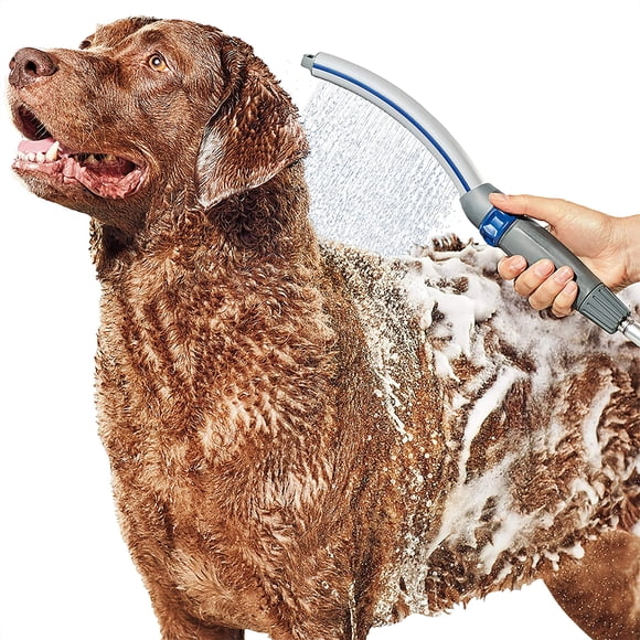 Pro Dog Shower Attachment, 8ft Flex Hose, Indoor/Outdoor Pet Bathing Sprayer for Dogs of All Sizes