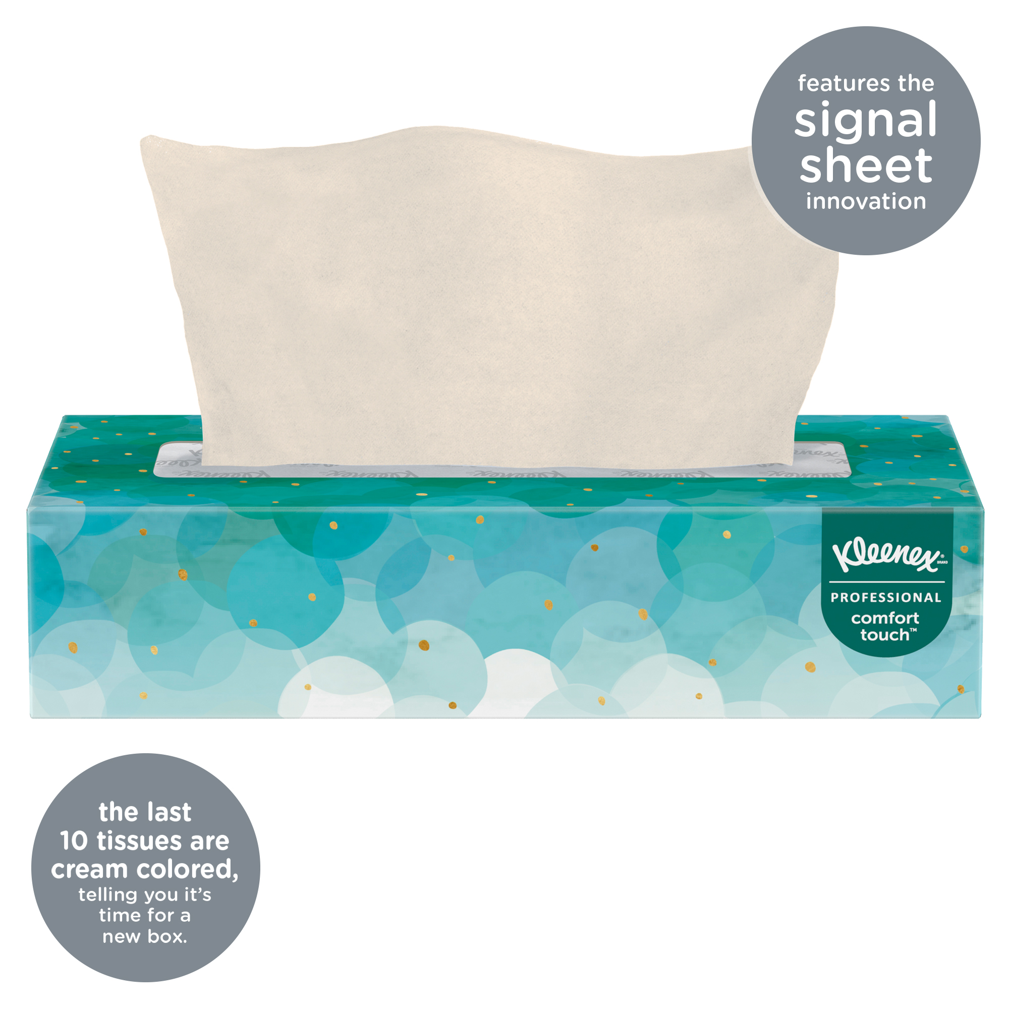 Kleenex White Facial Tissue, 2-Ply, White, 100 Sheets/Box, 10 Boxes/Bundle, 6 Bundles/Carton -KCC13216 - image 4 of 6
