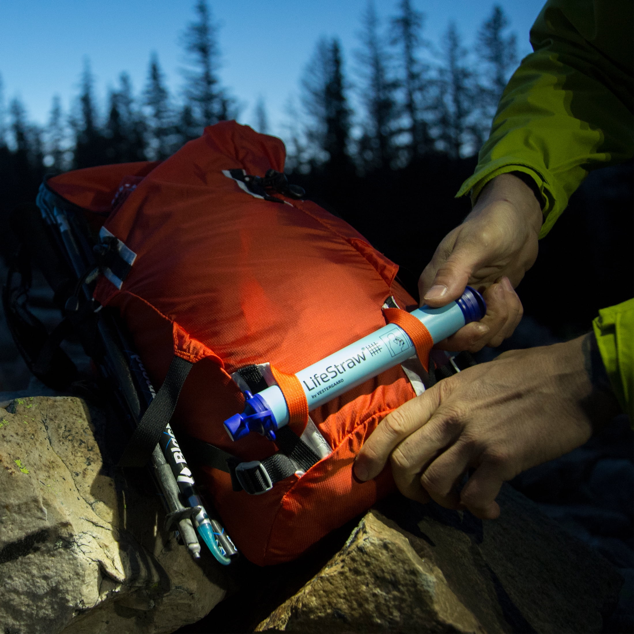 LifeStraw Personal Water Filter for Hiking, Camping, Travel, and Emerg - Clean  Water Mill