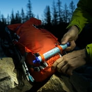 Lifestraw Personal Water Filter for Travel, Hiking, Camping and Survival - Blue