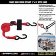 thumbnail image 4 of Snap-Loc Tie Down Strap,S-Hook,Red SLTHS108CR, 4 of 5