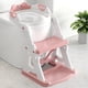 thumbnail image 1 of Inodoro Vorykido 2 en 1 con asiento para ir al baño con escalón, color rosa, 1 of 7