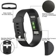 thumbnail image 2 of Tianle Bands Replacement Compatible with Fitbit Charge 2, 3-Pack, Small Black/Blue/Plum, 2 of 9