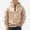 Beige, variant on DJDLJWCJ Boys Hoodies Fleece Lined Winter Warm Long Sleeve Pullover Hooded Sweatshirt Quarter Zipper Solid Color Sweatshirts Green Size 4T