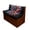 American Flag Firework Print, variant on XYZCANDO 2-Piece Cowhide Print Stretch RV Sofa Seat Covers - Washable Breathable Camper Dinette Booth Furniture Protector