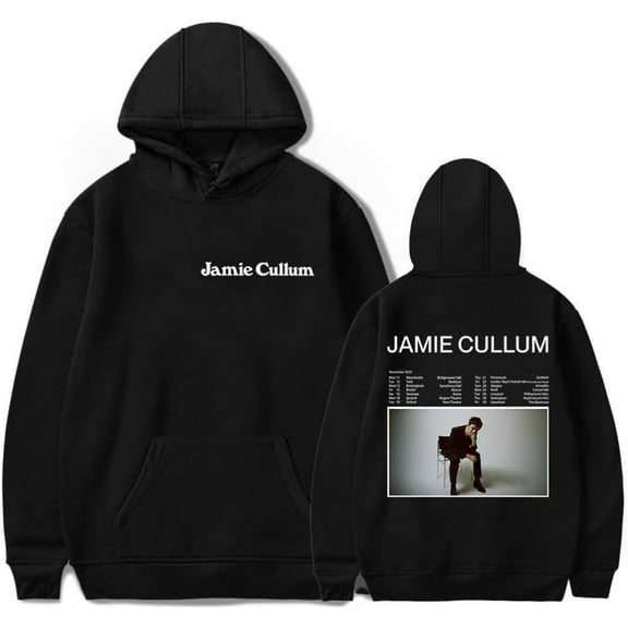 Jamie Cullum Tour 2024 Merch Hoodie Pockets Drawstring Unisex Hooded Sweatshirt Fashion Clothing
