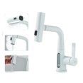 thumbnail image 1 of Temperature Digital Display Basin Faucet for Bathroom Pull Out Waterfall Stream 3 Way Sprayer, 1 of 7