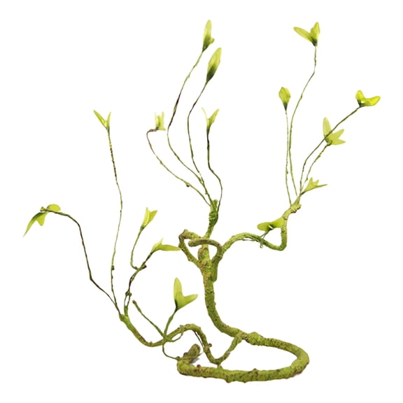 SHZONS Branches For Reptiles Plants For Reptile Terrarium Artificial Natural Climbing Decor Hides Enrichment Habitat Vines For Snake Chameleon gently