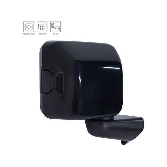 Right Passenger Side Mirror - Compatible with 2018 - 2022 Jeep Wrangler 2019 2020 2021