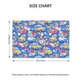 thumbnail image 3 of Placemats Set Of 4 / 6, Colorful Flower Suv Car Placemats For Dining Table Indoor/Outdoors Heat Resistant Washable Placemats 18" X 12", 3 of 5