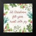 thumbnail image 2 of Grove, Beth 20x20 Black Modern Framed Museum Art Print Titled - Santas List VI, 2 of 5