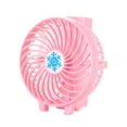 thumbnail image 2 of Portable USB Lithium Battery Rechargeable Fan Ventilation Foldable Air Conditioning Fans Foldable Cooler Mini Operated Hand Held Cooling Fan for Outdoor Home (Black), 2 of 7