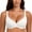 White, variant on Women's V-Neck Minimizer Underwire Plus Size Unlined Plunge T-shirt Bras Black 34F
