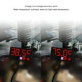 thumbnail image 2 of Motorbike LED Digital Time Temperature Voltage Voltmeter Thermometer, 2 of 20