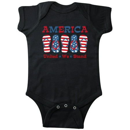 

Inktastic Flip Flop America Gift Baby Girl Bodysuit