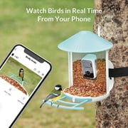 Netvue Birdfy Bird Feeder with Camera, Smart Bird Camera with Solar Panel, AI Identify 6000+ Species, Automatic reminder recording, Ideal Gift