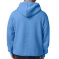 thumbnail image 5 of Zimjoy Blue Hoodie for Men Casual Loose Basic Hoodies Fleece Sweatshirts Long Sleeve Drawstring Cozy Pullover Hoodies with Pocket, Sky Blue L, 5 of 5
