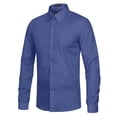 thumbnail image 2 of J. METHOD Men's Classic Slim Fit Button Down Long Sleeve Solid Color Dress Shirts S-2XL [NEMT104], 2 of 4