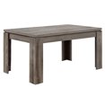 thumbnail image 1 of Monarch Specialties Dining Table, 60" Rectangular, Kitchen, Dining Room, Laminate, Brown, Contemporary, Modern, 1 of 5